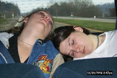 Girls sleeping